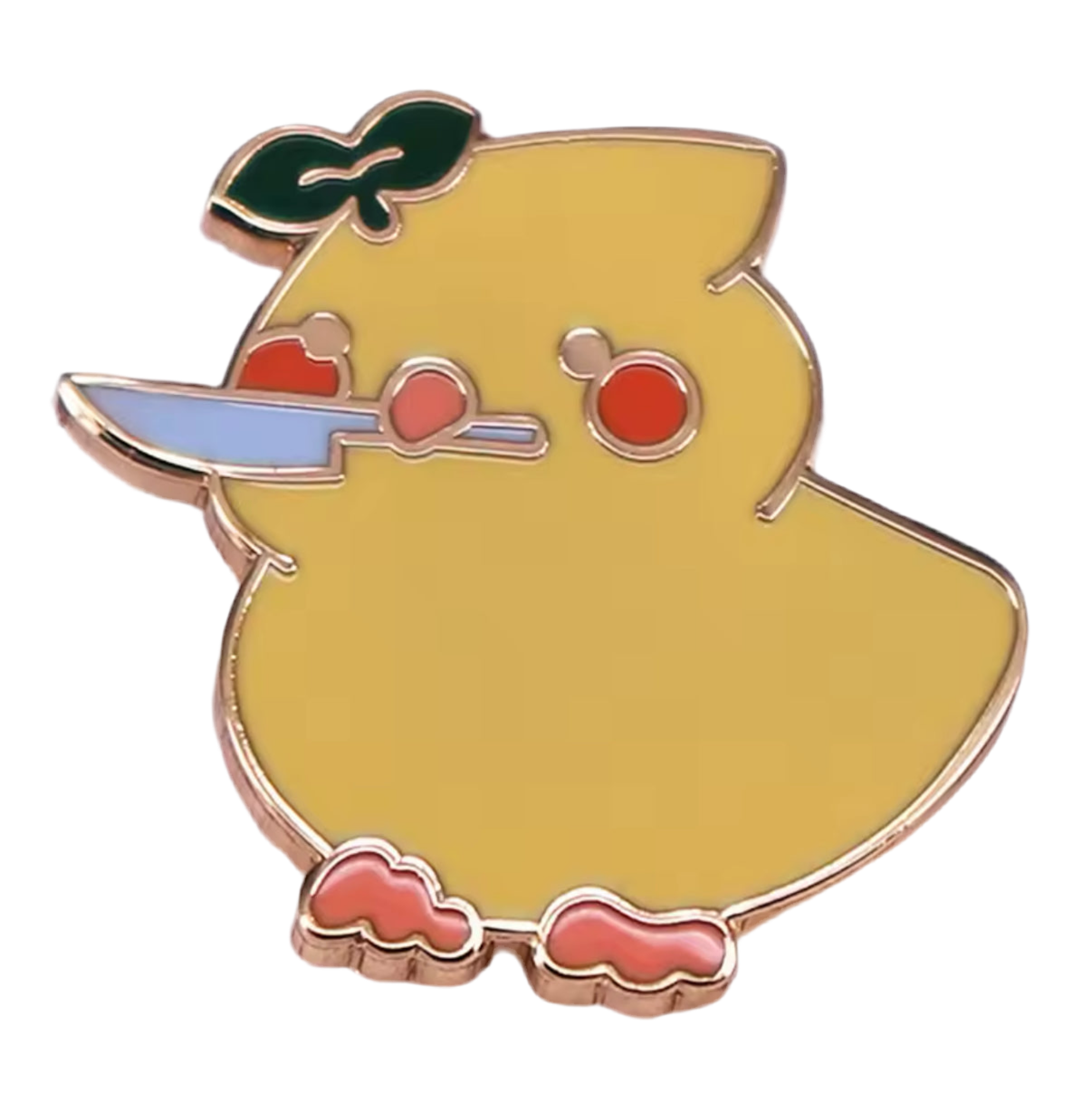 Pin’s Canard Jaune Courageux