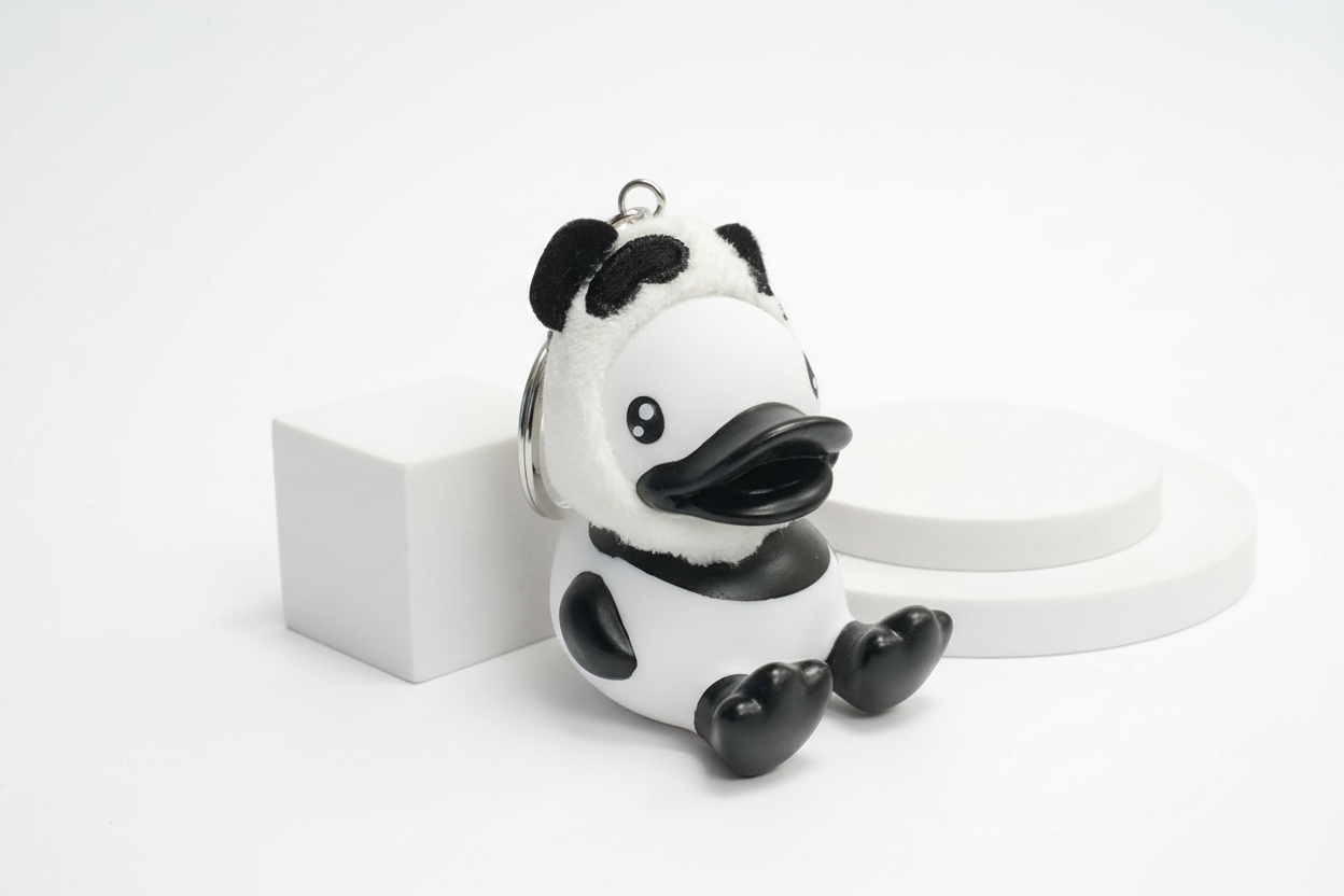 Panda Duck Sleutelhanger
