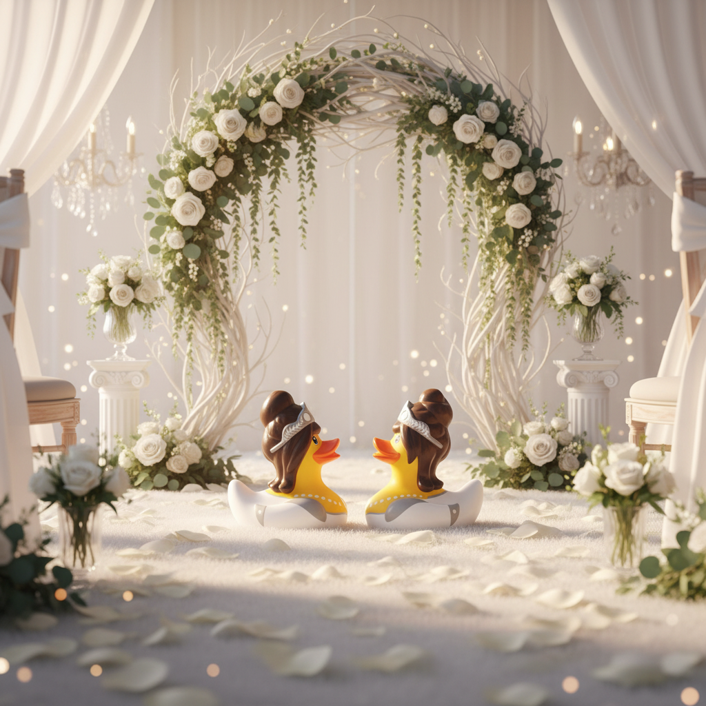 Mini Duck Bride & Bride