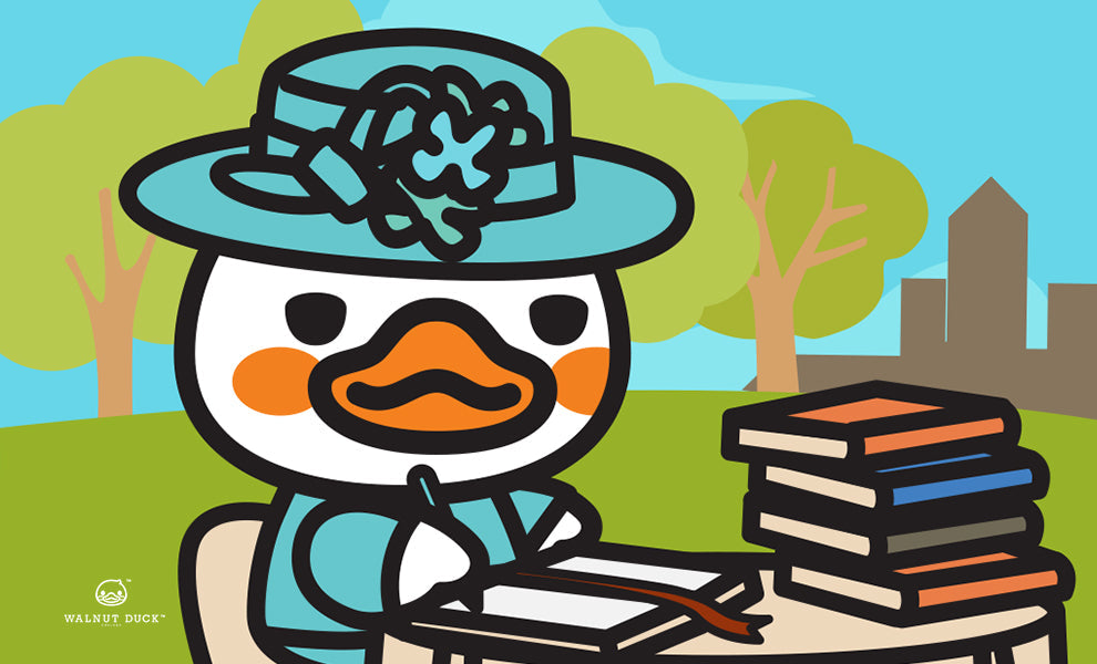 porte-cles-canard-reine-walnut-duck