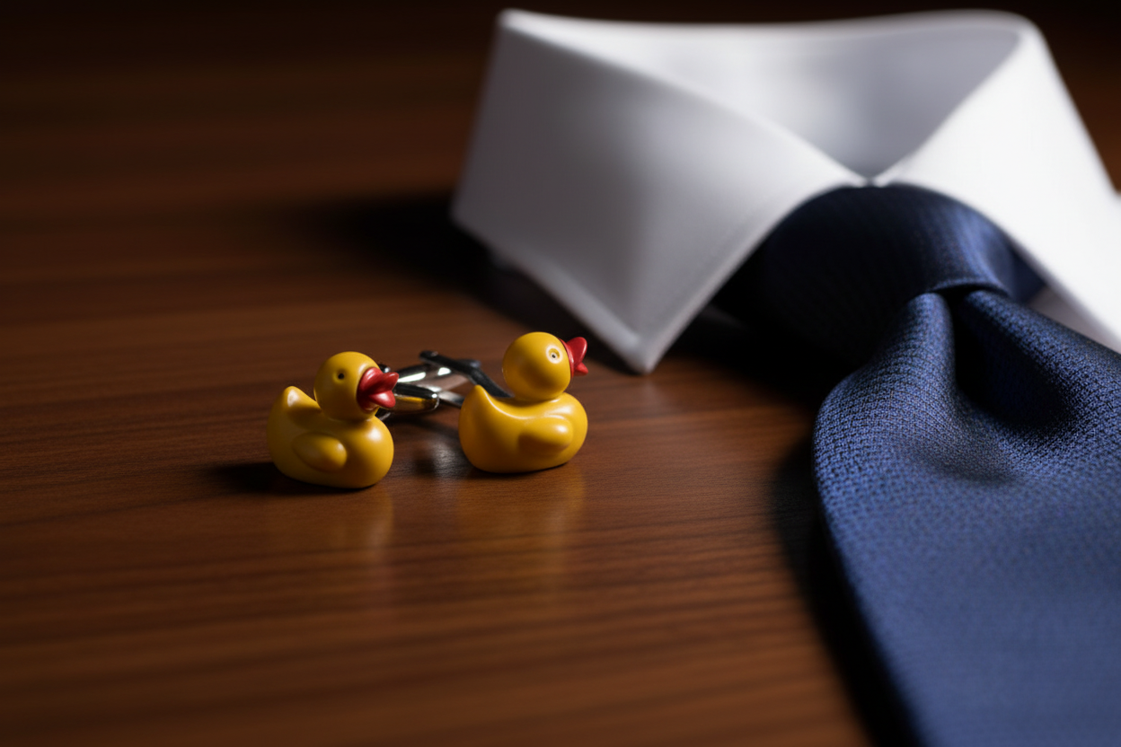 Duck Bath cufflinks