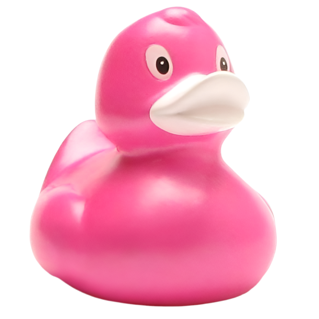 canard classique rose metallise