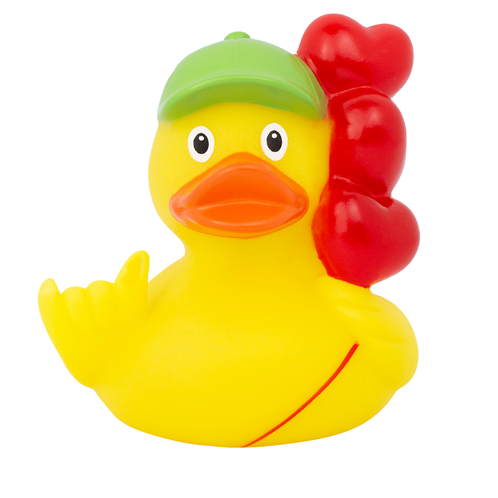 Canard Ballons Cœurs Lilalu