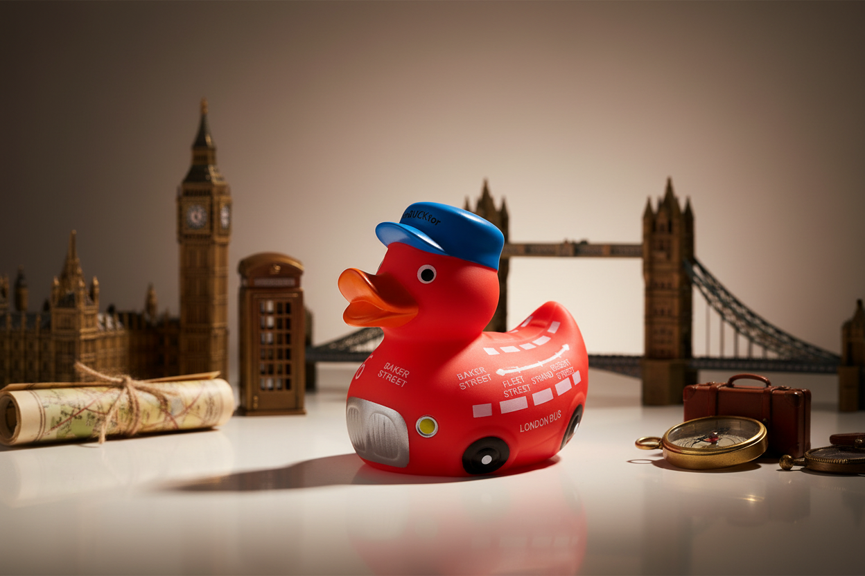 Canard Bus Rouge Anglais