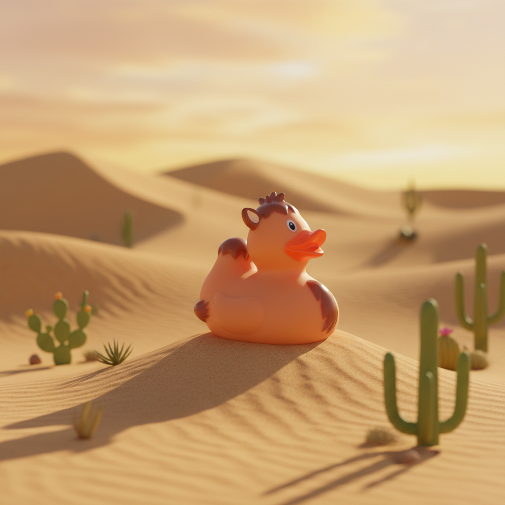 Kaczka wielbłądowa.