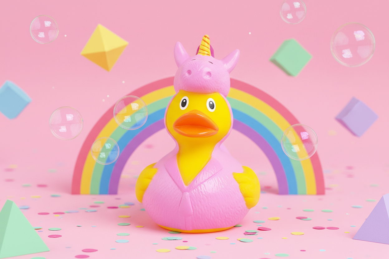 Costume di Licorne Duck.