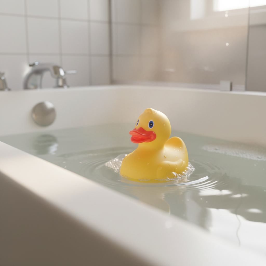 Duck de baie galbenă.