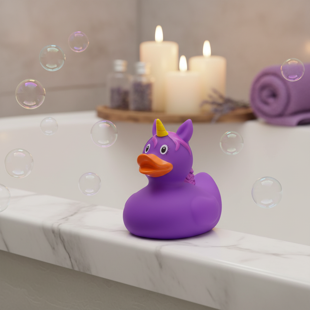 Purple Licorne Duck.