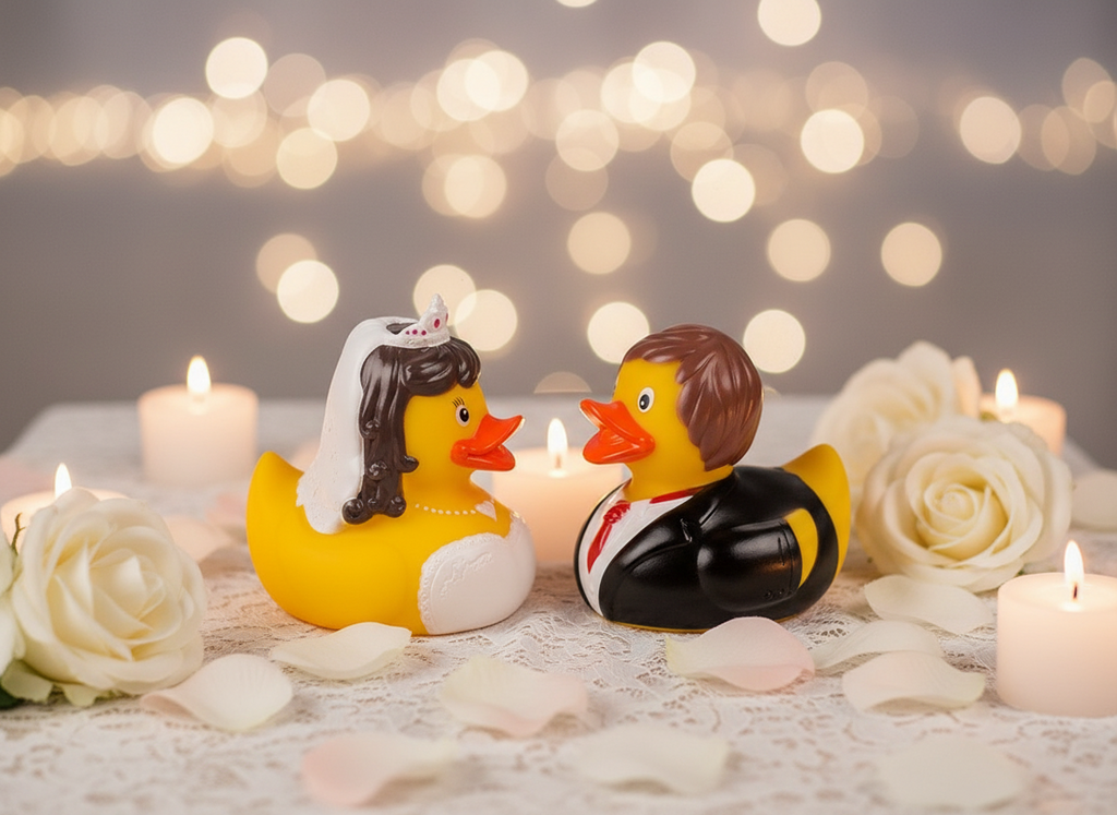 Canard Couple de Mariés