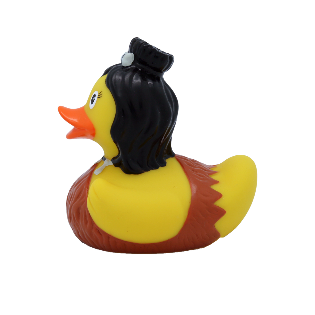 Mujer neanderthal pato