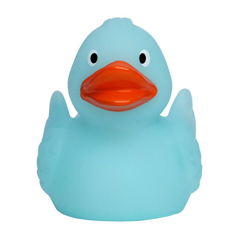 Pato azul fosforescente