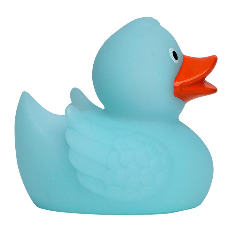 Pato azul fosforescente