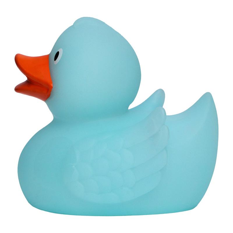 Pato azul fosforescente