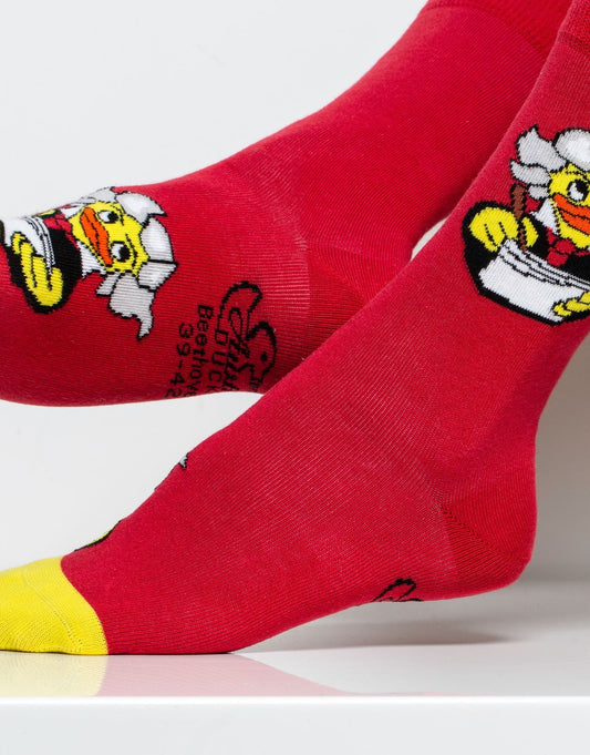 Beethoven Duck Socks