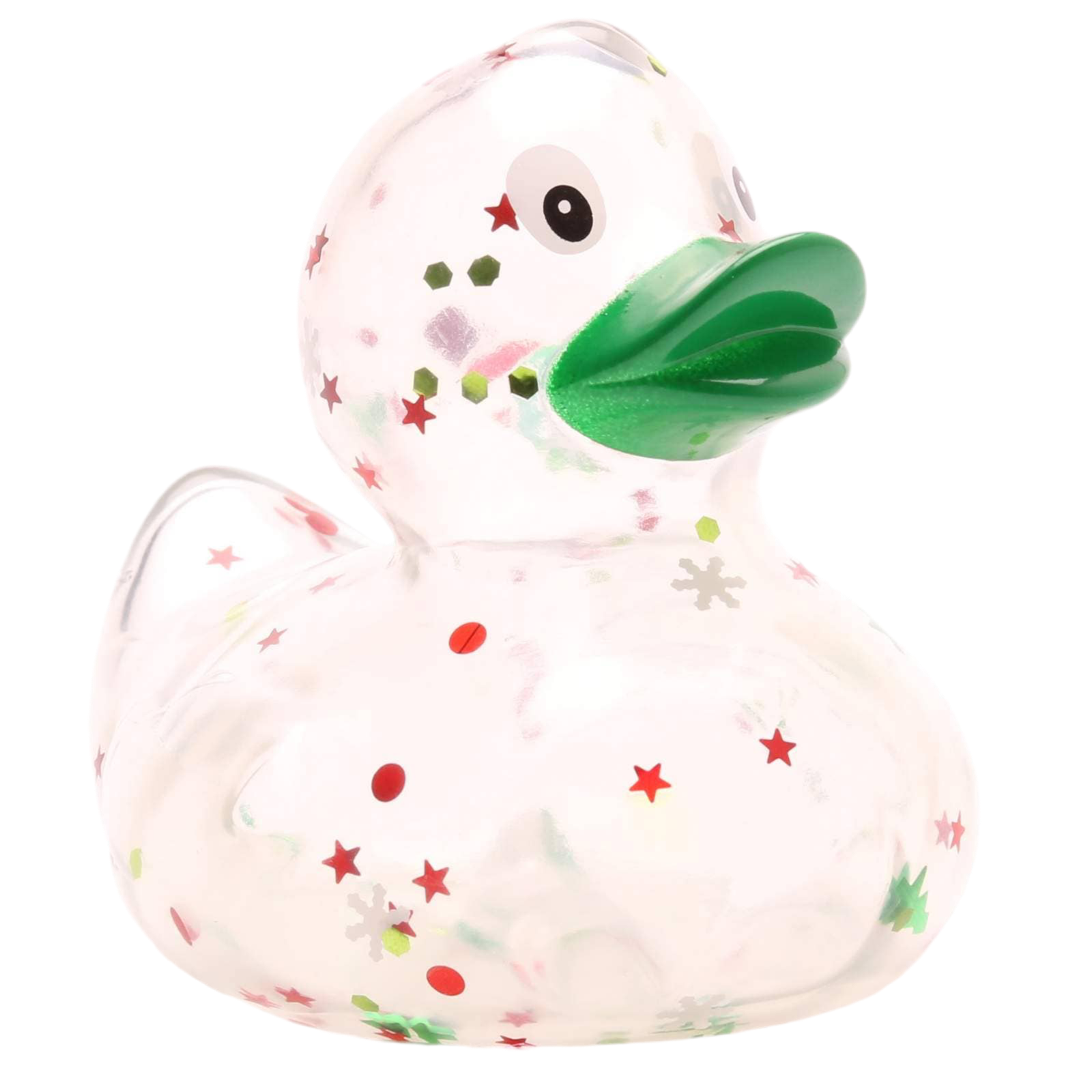 Classic Green Christmas Sequin Duck