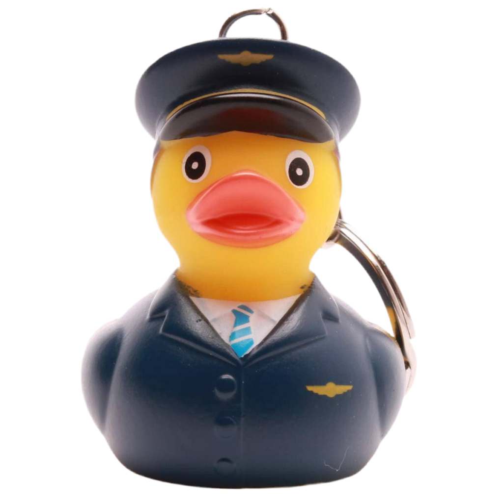 Airline Pilot Ducks Keychain