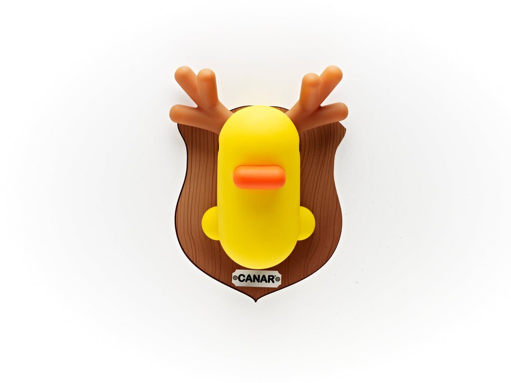 Żółta ściana kaczki