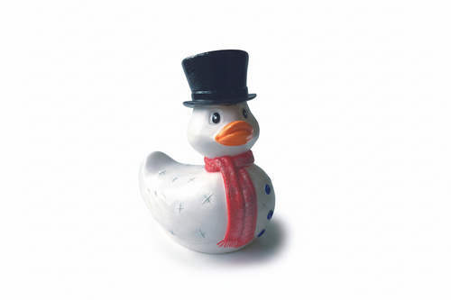 Canard Bonhomme de Neige Rubba Ducks – vue produit 1