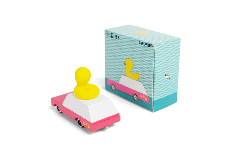 Candycar World Wooden Car - Yellow Duck