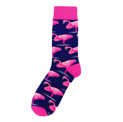 Chaussettes Flamant Rose