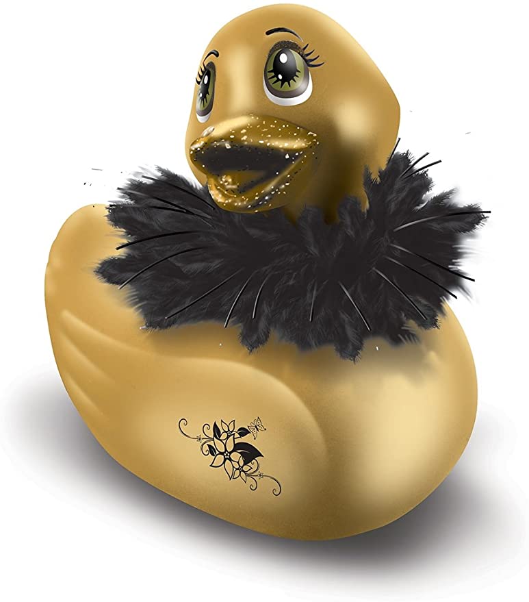 Canard Dor Paris Big Teaze Toys | Canard vibrant I Rub My Duckie 2.0 Gold Canard de Bain Canard Dor Paris Big Teaze Toys | Canard vibrant I Rub My Duckie 2.0 Gold Canard de Bain