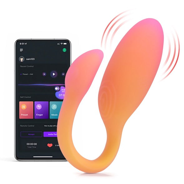 Flamingo Max Orangefarbene Kugel