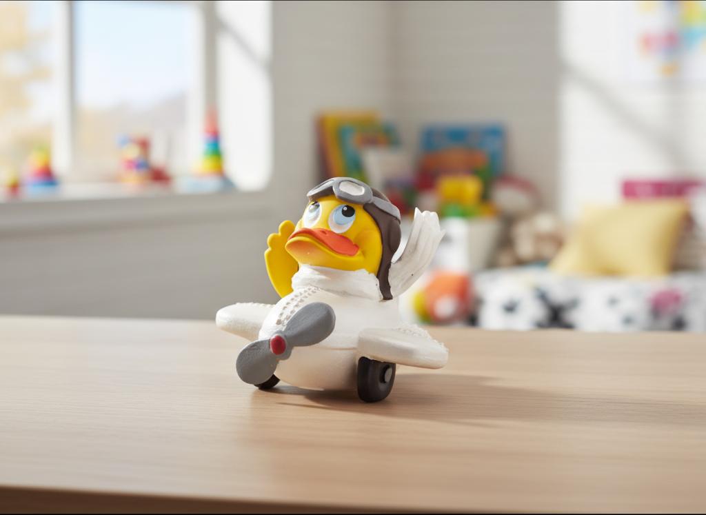 Flugzeugpilot-Ente