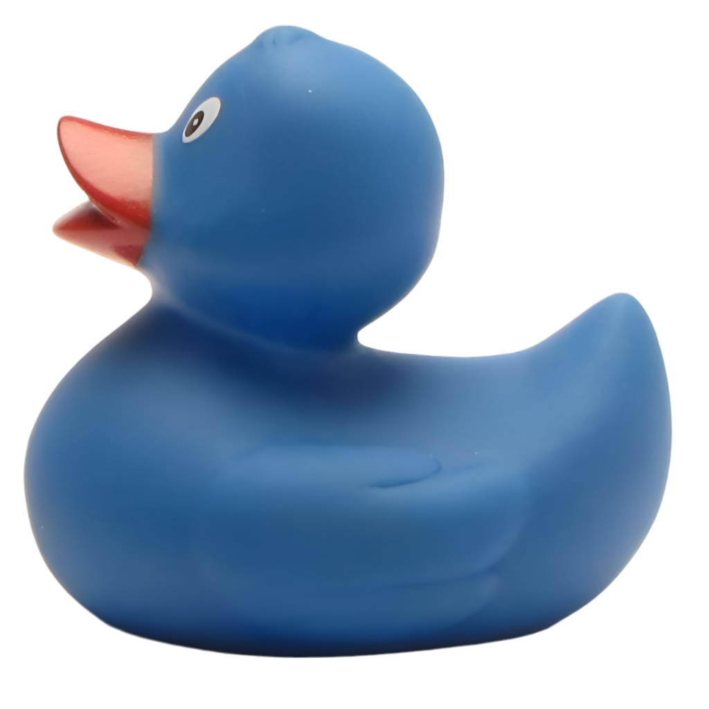 Blaue klassische Ente