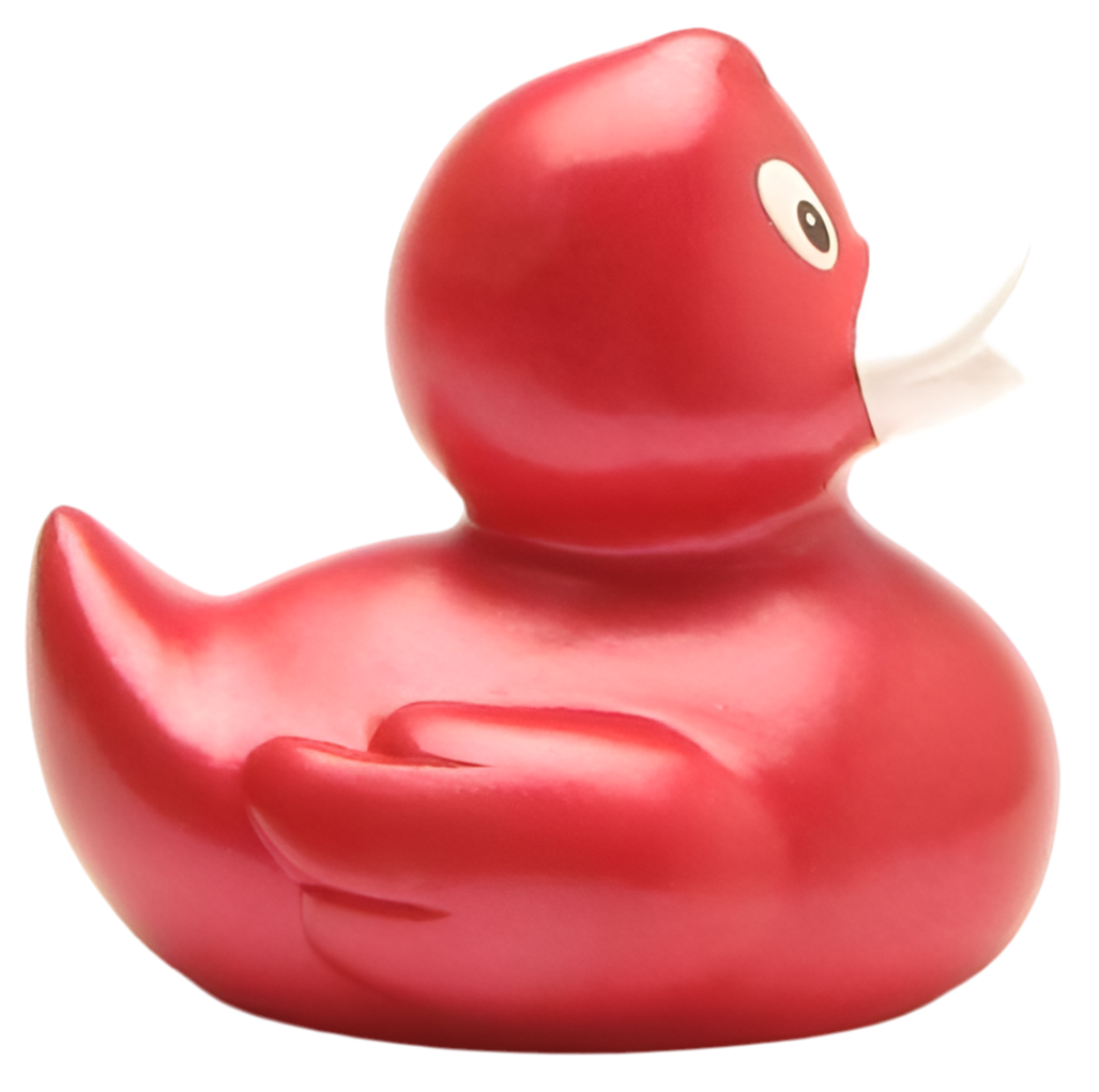 canard classique rouge metallise