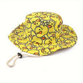 Chapeau Jaune avec Canard Jaune