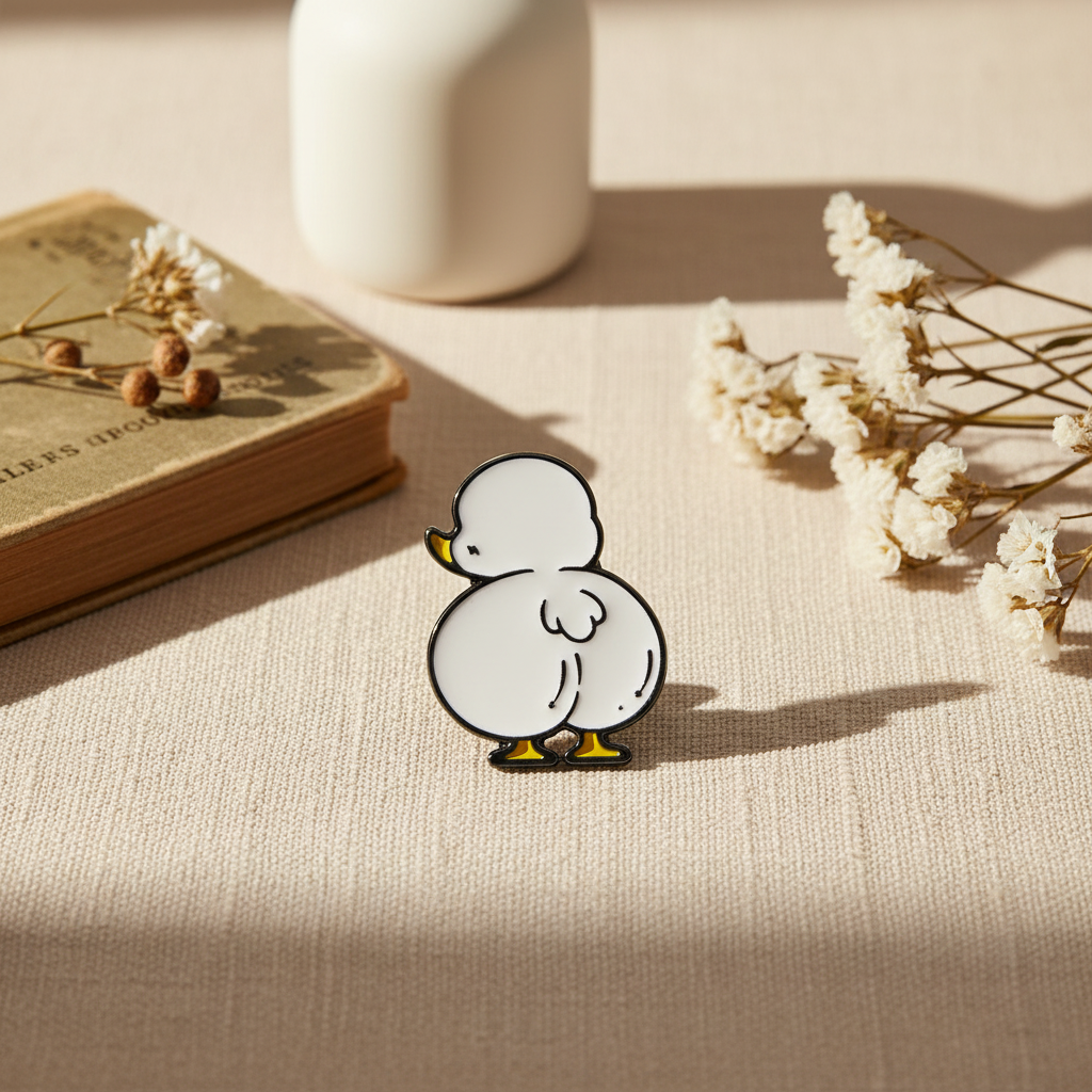 Pin's Canard Blanc Popotin