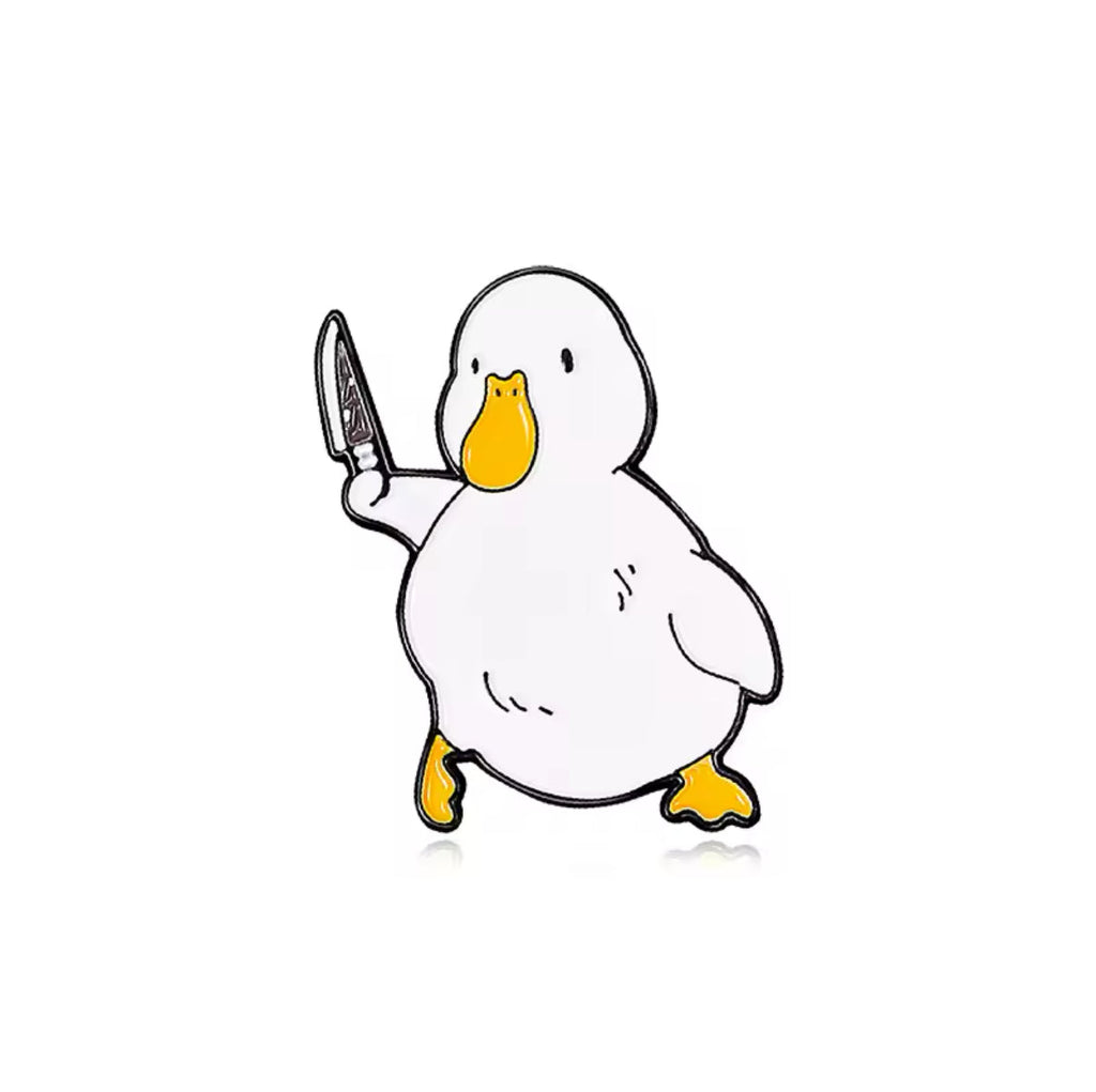 White Duck Knife Pin
