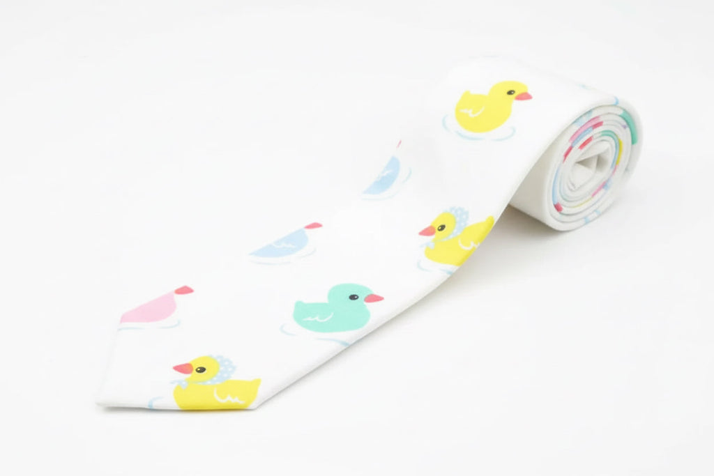 Multicolored Duck Tie