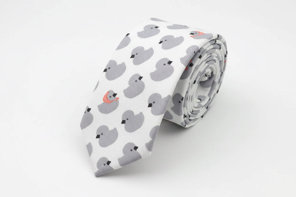 Gray Ducks Tie