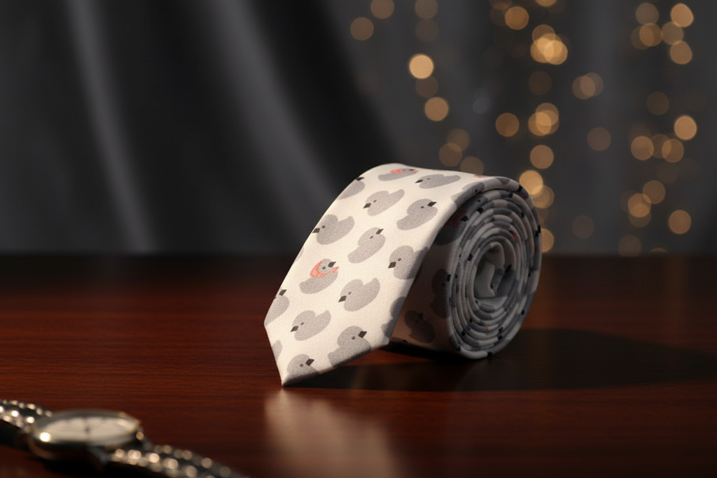 Gray Ducks Tie