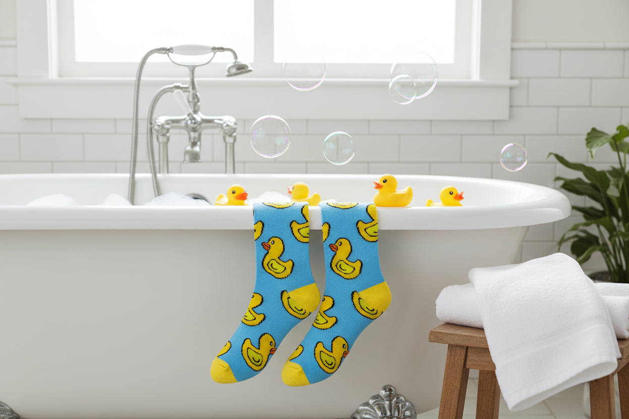 Chaussettes Canards Jaunes