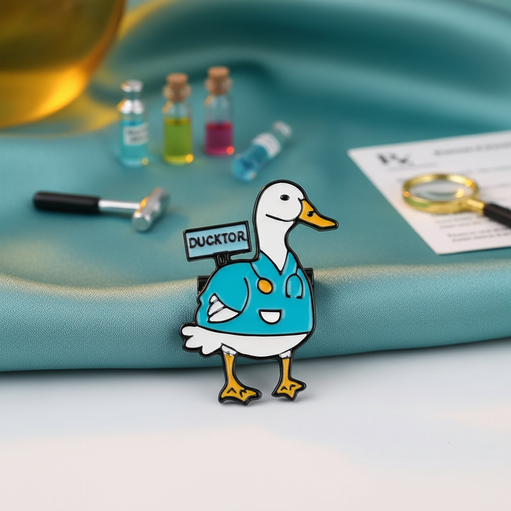 Pin's Canard Blanc Ducktor