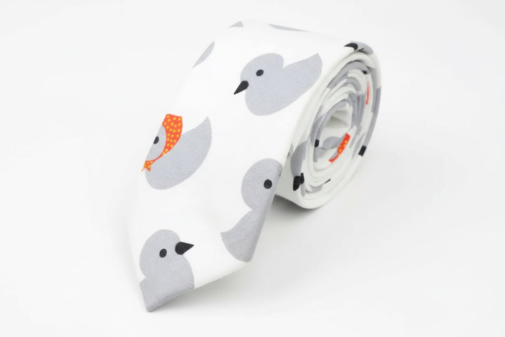 Gray Duck Tie