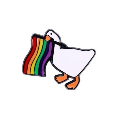 Pinnen eenden LGBT -vlag