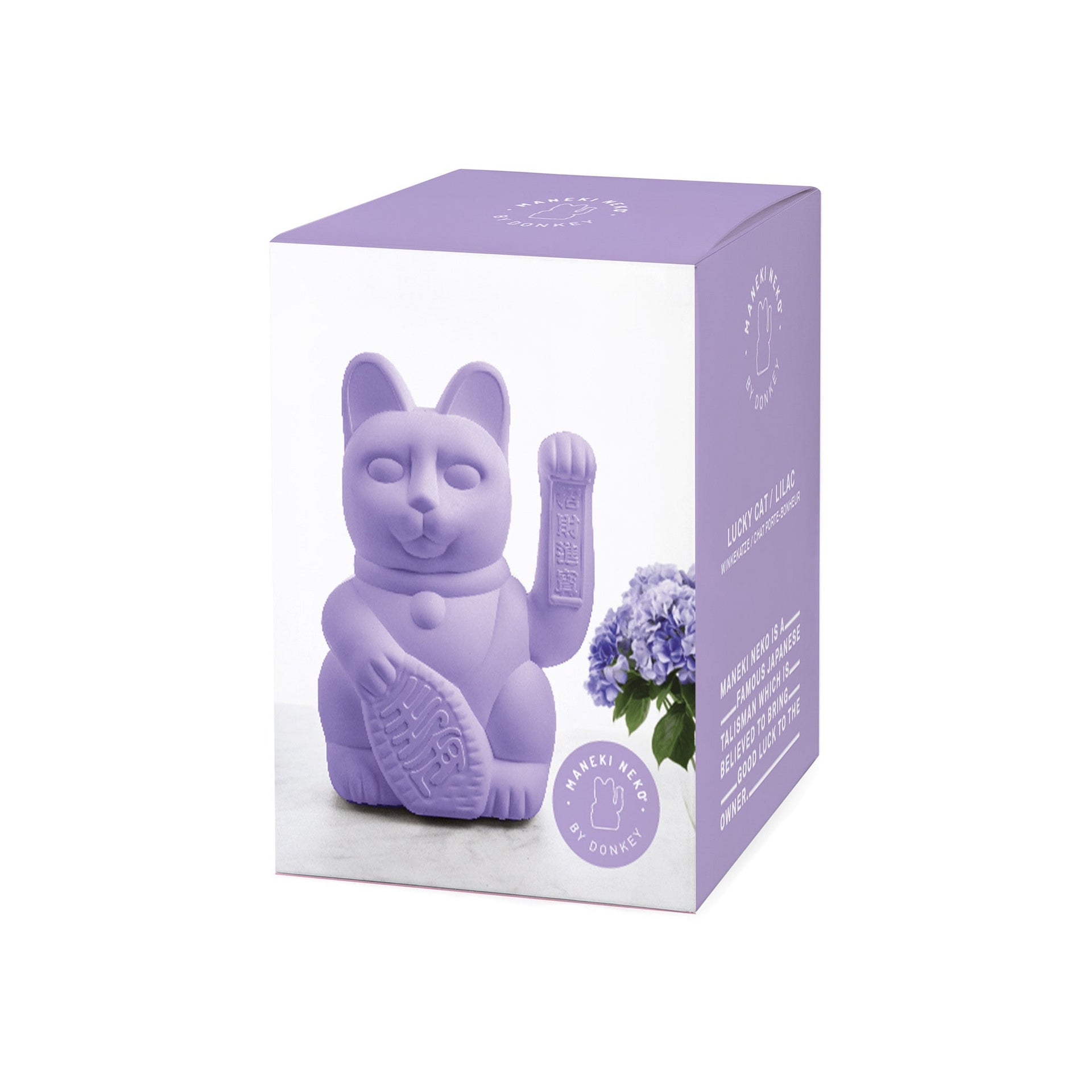Grand Chat Chanceux Lilas