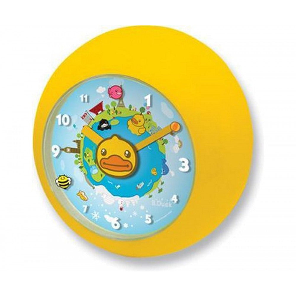 Horloge Murale Canard Jaune