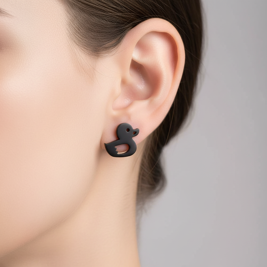 Boucles d'Oreilles Canard
