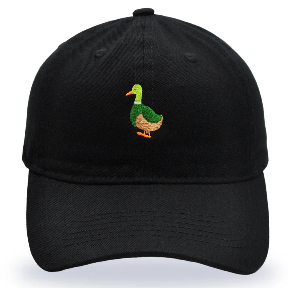 Embroidered collapse duck cap