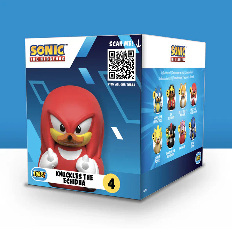 official sonic the hedgehog knuckles tubbz boxed edition