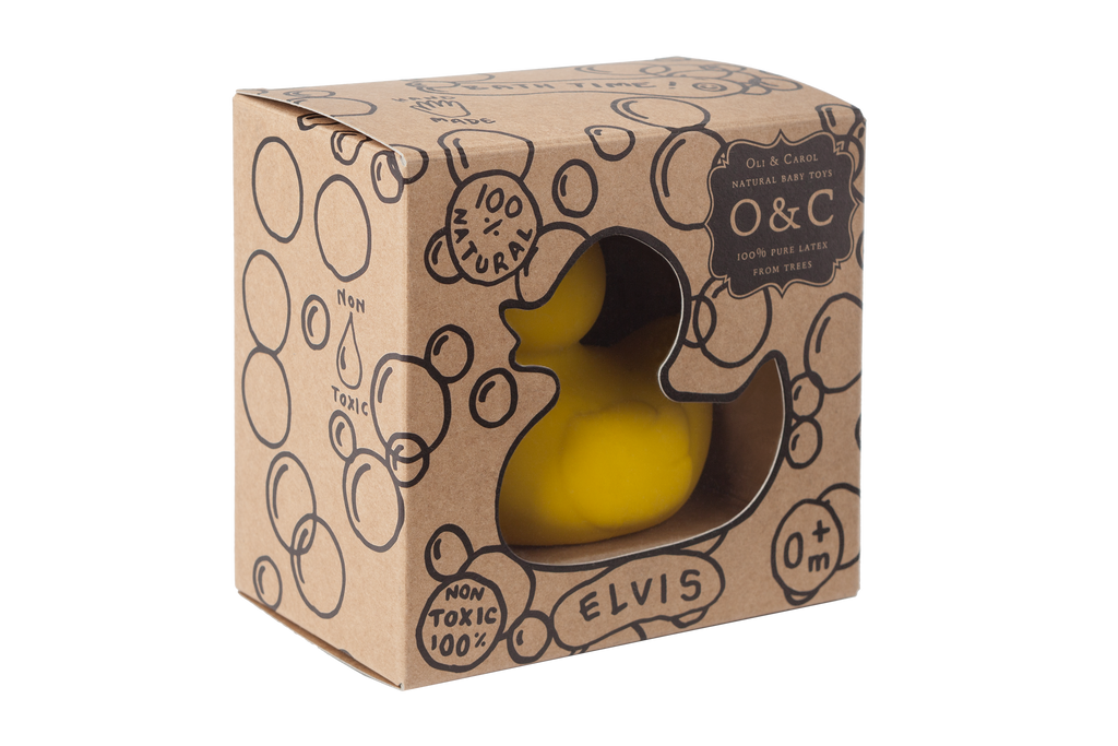 Elvis le Canard Jaune – Jouet de bain et dentition bébé – vue produit 5