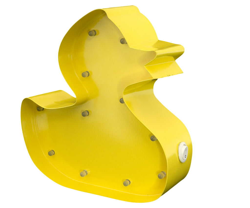 Yellow duck lamp