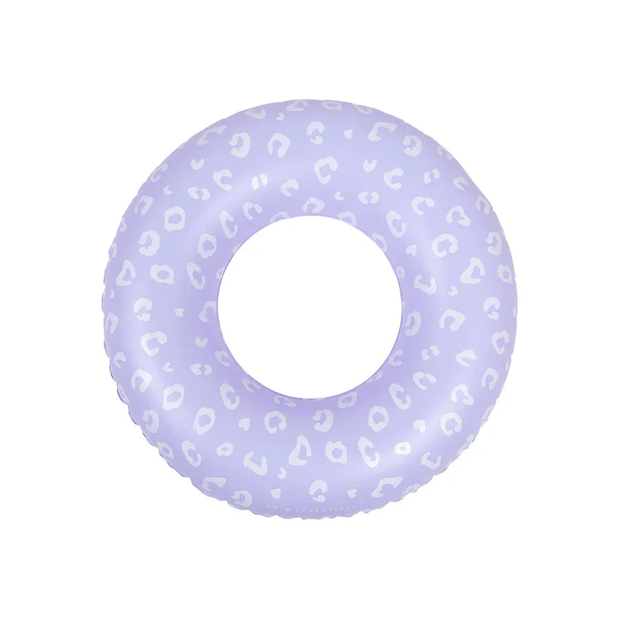 Bouée De Bain Léopard Lilas