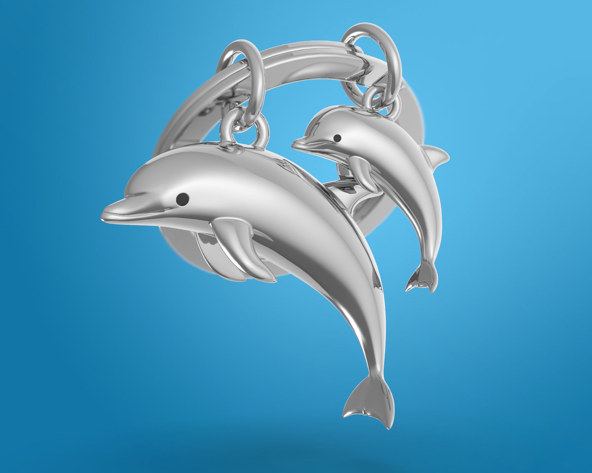 Porte clés Dauphins