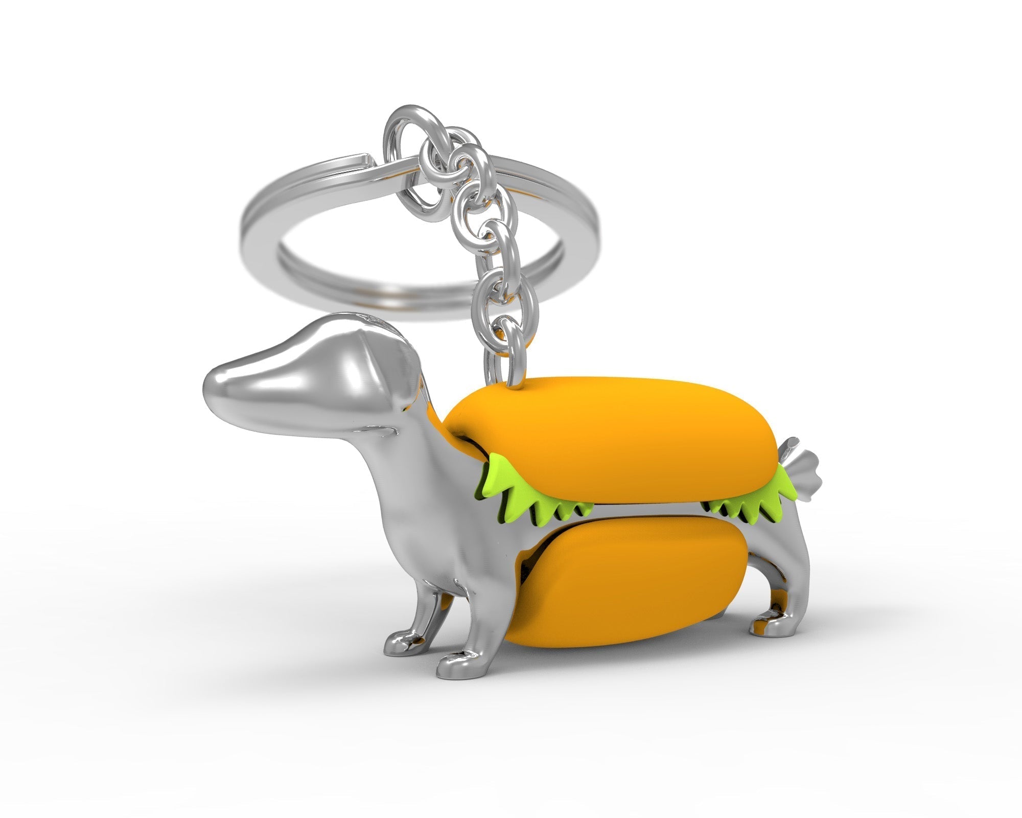 Porte clés Chien Hot Dog