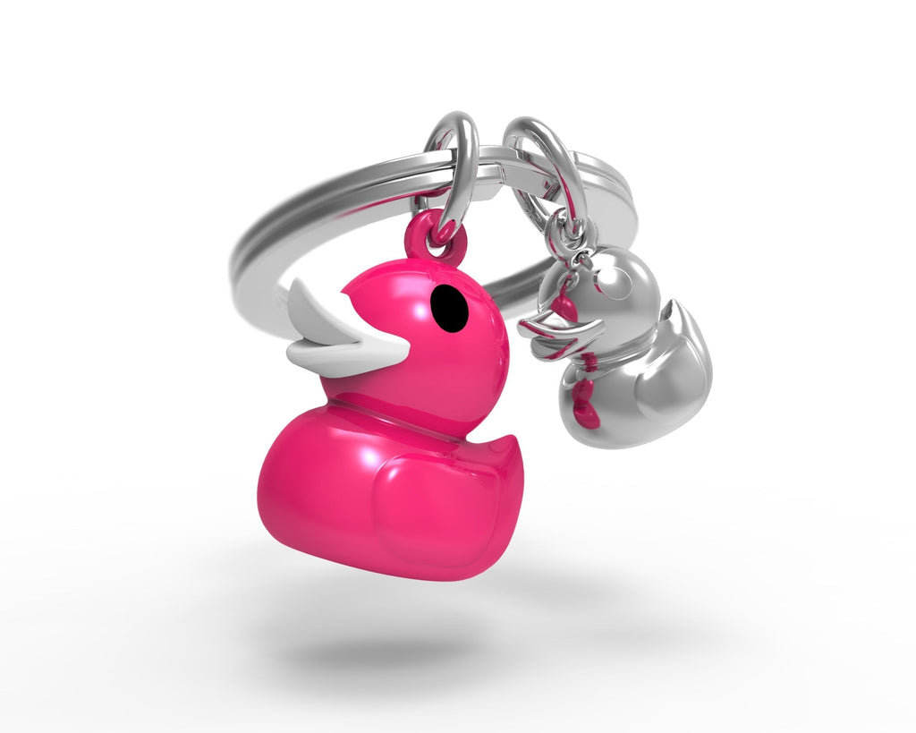 Keychain Duck Pink Fuchtu